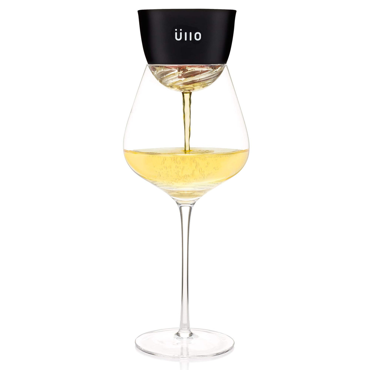 Üllo patented-filter-technology highlights unique sulfite-filter approach preserving wine personality.