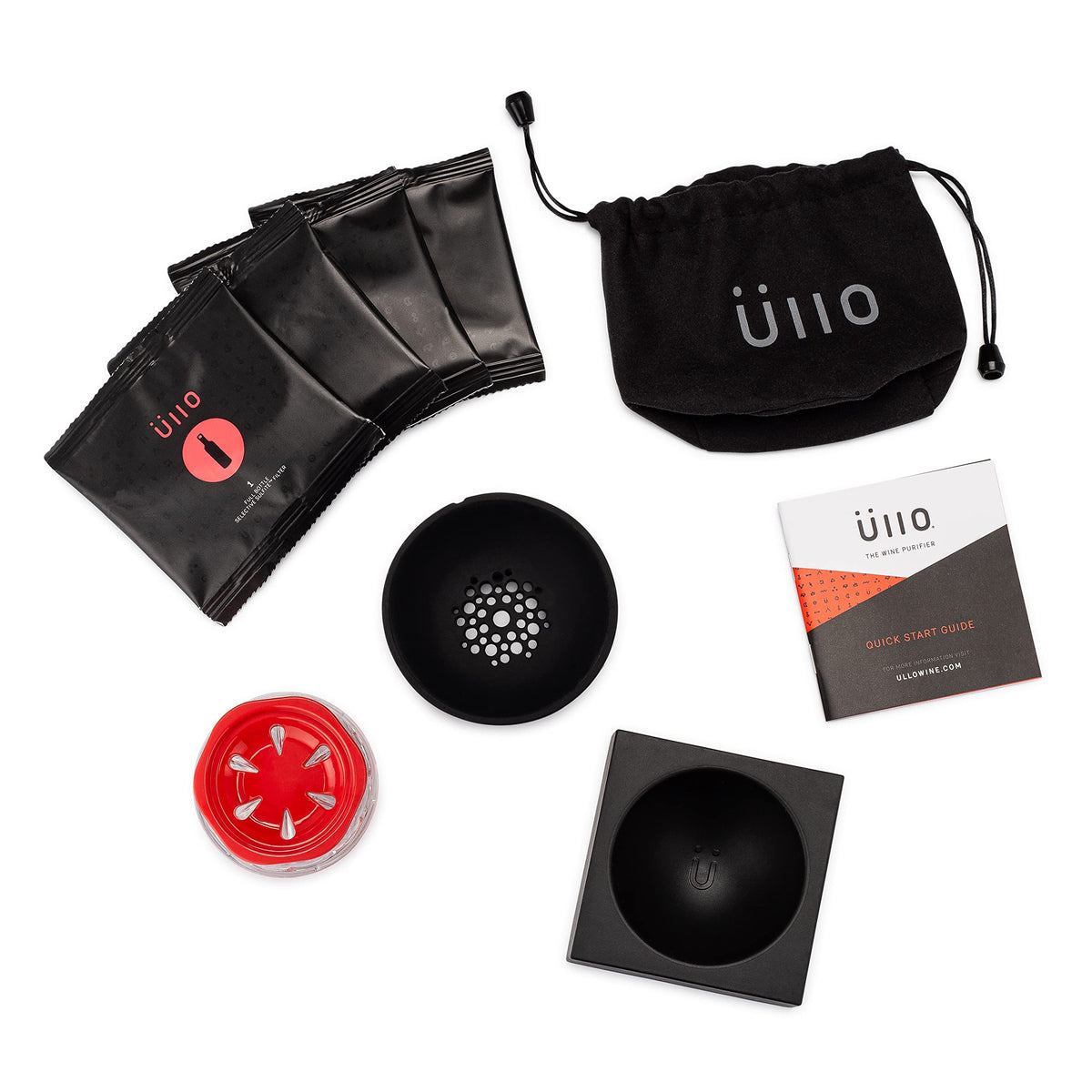 Üllo selective-sulfite-filter highlights how the filter reduces sulfites without altering aromas.