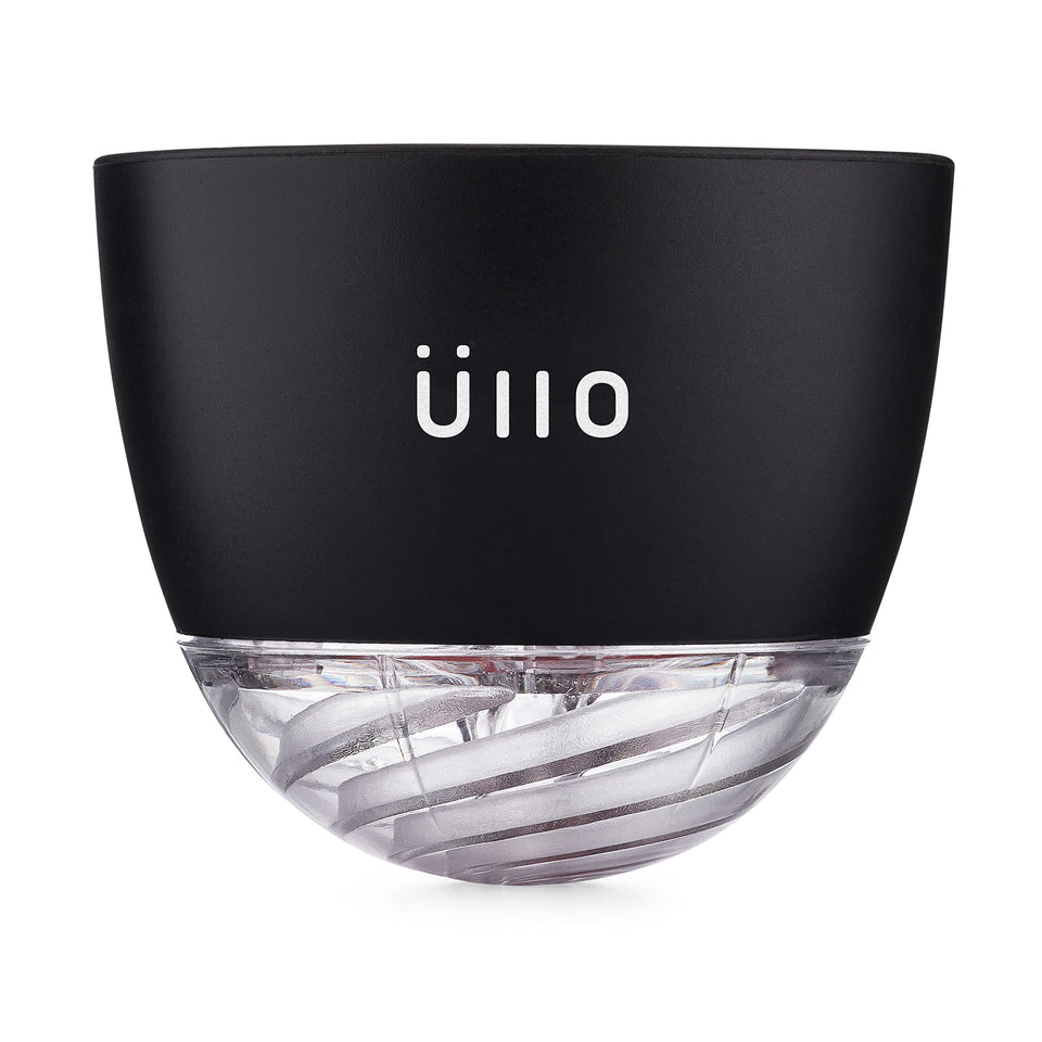 Üllo Wine Purifier bottle-pour demonstrates targeted sulfite removal while preserving wine character.