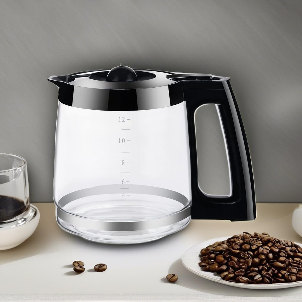 Ulrempart clear glass shows coffee level at a glance.