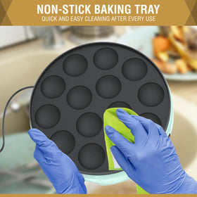 ULTICOR nonstick surface enables easy release and quick cleanup.