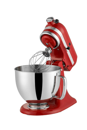Ulticor polished stainless steel bowl with durable handle for easy dough mixing.