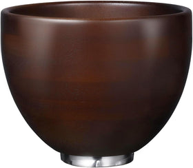 ULTICOR walnut bowl with tilt-head fit shows warm wood grain for stylish mixing
