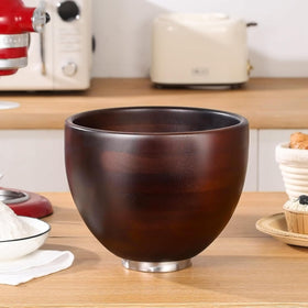 ULTICOR 5QT walnut bowl interior offers ample space for batches
