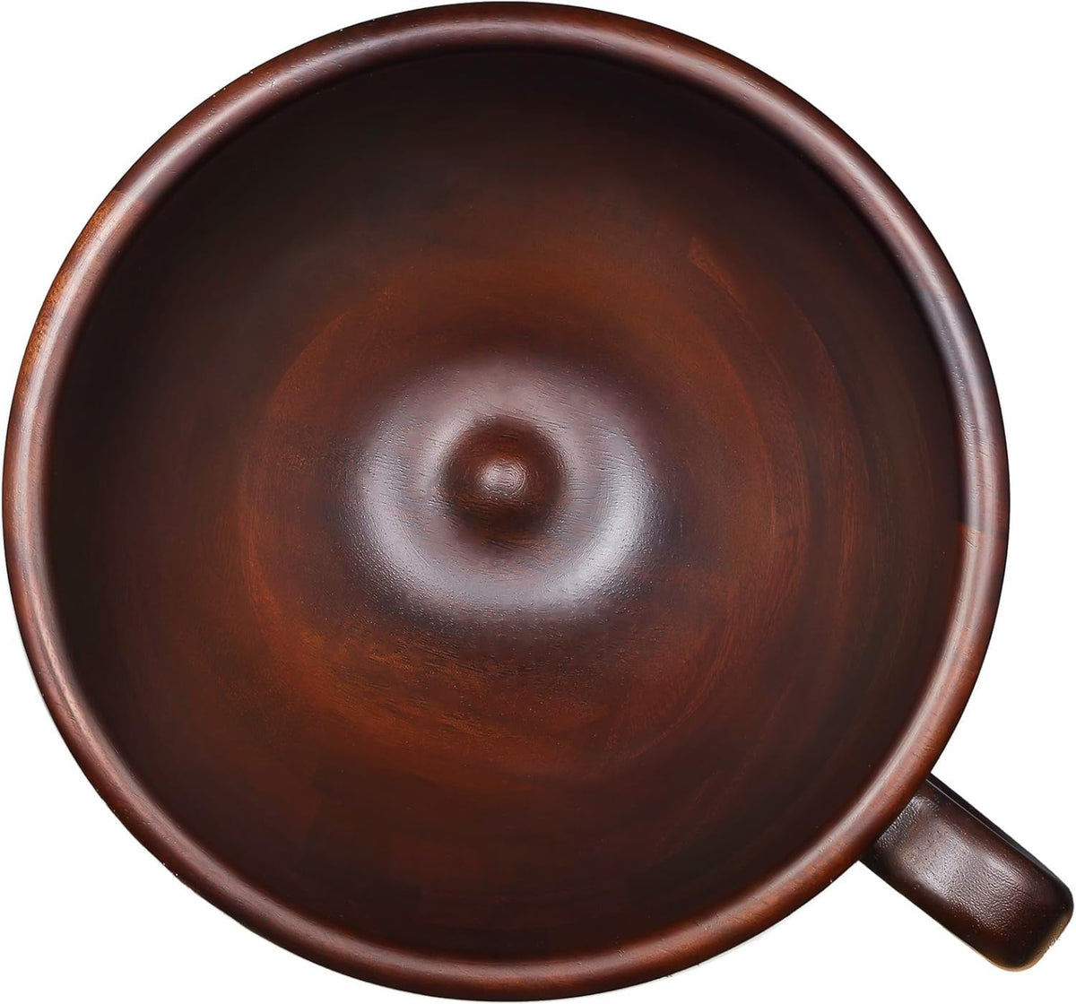 ULTICOR walnut bowl securely fits tilt-head mixers for steady mixing.