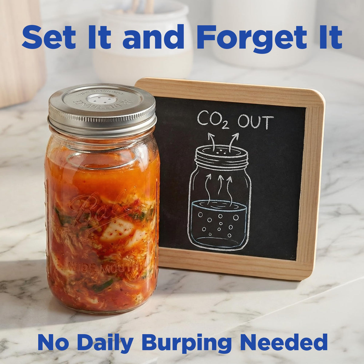 Ultimate Fermentation Kit one-way airlock simplifies fermentation with low maintenance.