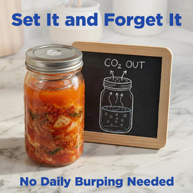 Ultimate Fermentation Kit one-way airlock simplifies fermentation with low maintenance.