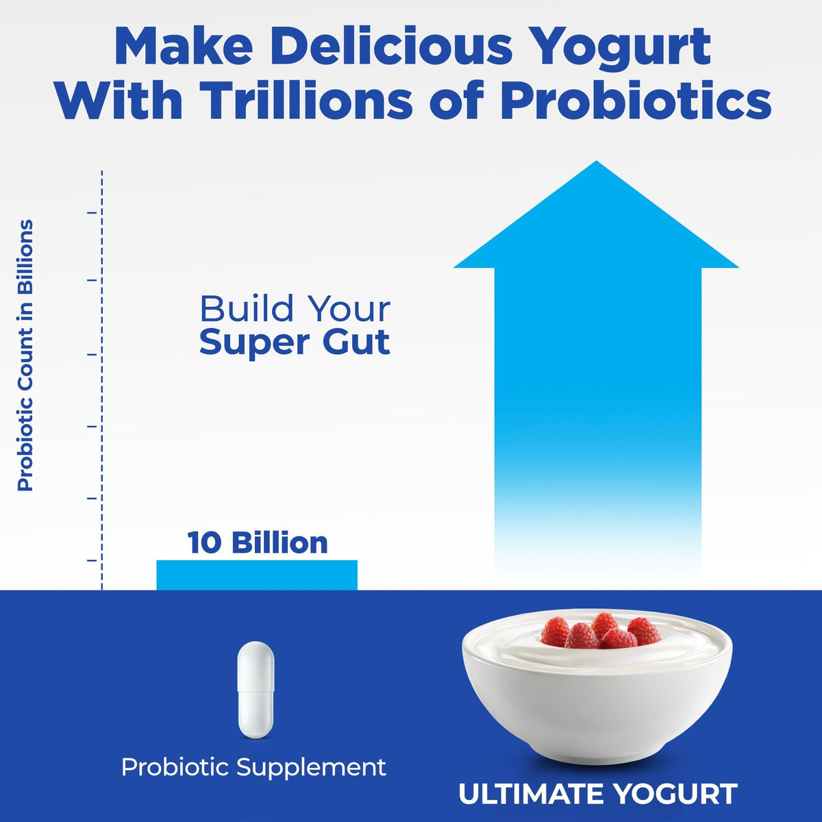 Ultimate Probiotic Yogurt Maker starter batch concept visual for future batches.