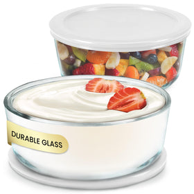 Ultimate Yogurt Containers 1qt glass with lids keep yogurt fresh longer.