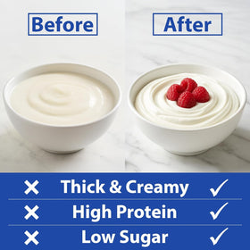 Ultimate Yogurt Strainer is easy to clean and store in your fridge.