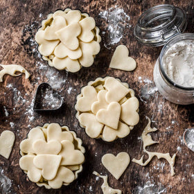 Ultra Cuisine dishwasher-safe cutters for easy cleanup after baking.