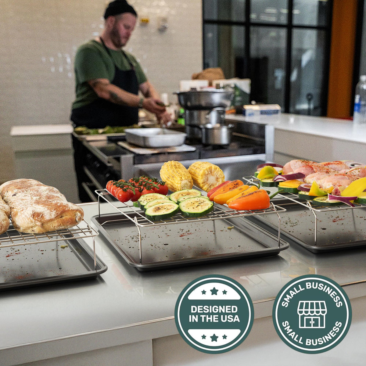Ultra Cuisine easy-clean stainless steel design ensures long-lasting performance.