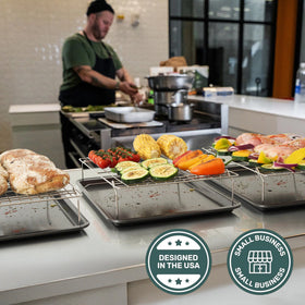 Ultra Cuisine easy-clean stainless steel design ensures long-lasting performance.