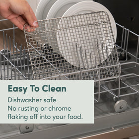 Ultra Cuisine oven-safe rack in use for roasting and baking