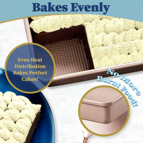 Oven-safe up to 450 degrees Fahrenheit for versatile recipes.