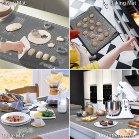 ULTRAKENO mat withstands heat up to 446°F for baking prep.