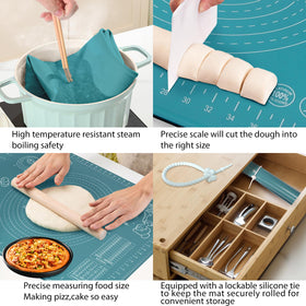 ULTRAKENO anti-slip bottom keeps the mat securely in place during use.