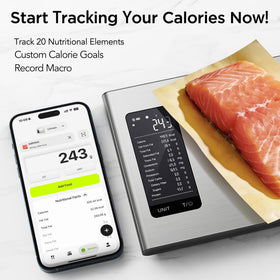 Ultrean app screen shows calories and macros for easy tracking at a glance