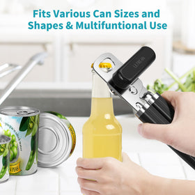 Ultrean bottle opener with easy turn knob for smoother operation