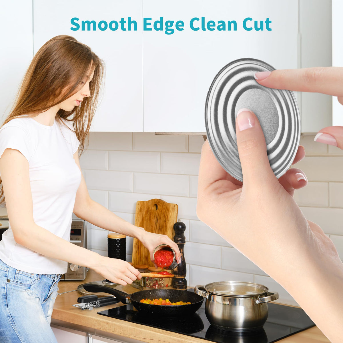 Ultrean bottle opener with soft touch handle for comfortable grip