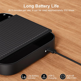Ultrean durable ABS body with tempered glass top and backlit display
