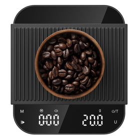 Ultrean coffee scale with timer display for precise brewing control
