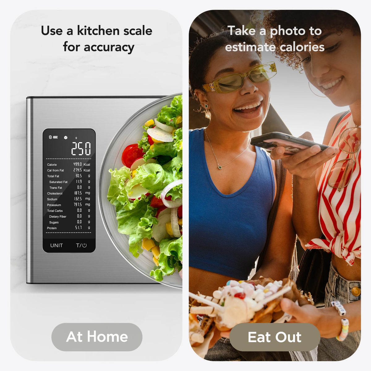 Ultrean kitchen scale integration syncing with health apps for unified progress