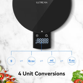 Ultrean NutriScale app dashboard with nutrition insights on screen