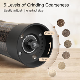 One-handed operation button enabling effortless seasoning with Ultrean grinders.