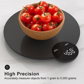 Ultrean precision scale showing batteries included for immediate use.