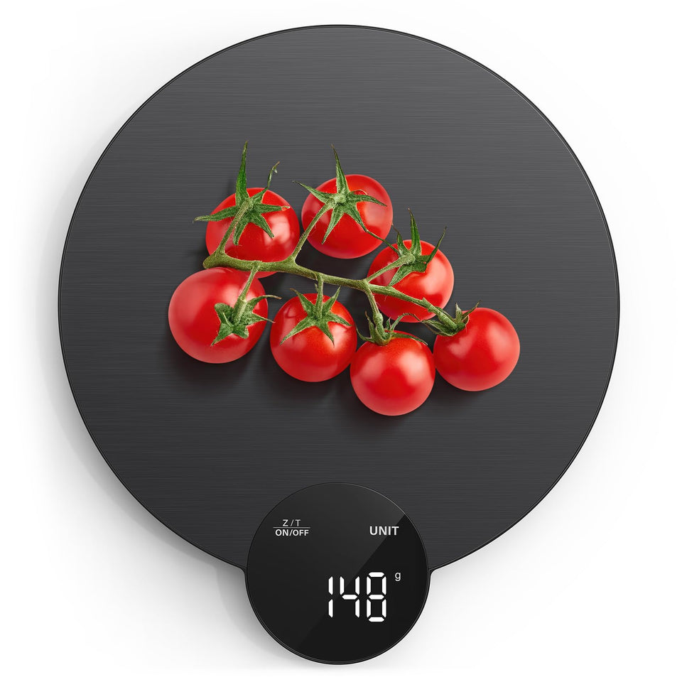 Ultrean precision scale with bright LED display for accurate cooking measurements.