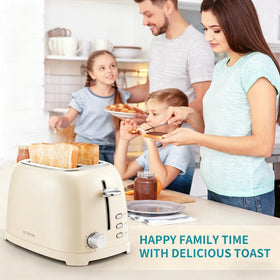 Ultrean toaster in bagel mode for one-sided toasting and crisp texture.