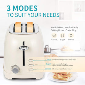 Ultrean even-toasting design aims for consistent results on all slices.