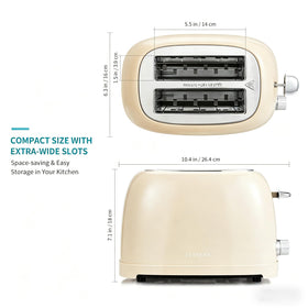Ultrean stainless steel body combines durability with a sleek kitchen look.