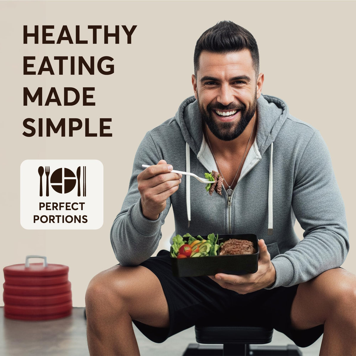 Umami Bento Box stackable design saving space at home or on the go.