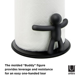 Umbra Buddy durable design uses metal with molded soft-touch polypropylene.