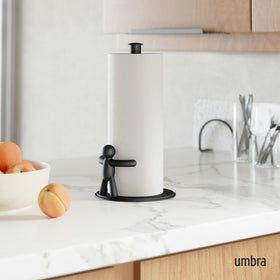 Umbra Buddy offers one-handed tear action for quick towel access.