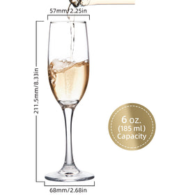 UMEIED champagne glasses long-stem design enhances table aesthetics during fine dining.