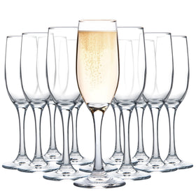 UMEIED champagne glasses with classic shape, perfect for elegant wedding toasts.