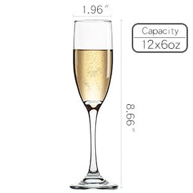 UMEIED champagne glass set highlighting reinforced rims for longevity during festive toasts.