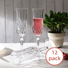 UMEIED dishwasher-safe engraved champagne flutes for easy cleanup after events.