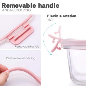 UMEIED lid close-up with silicone seal for leakproof storage