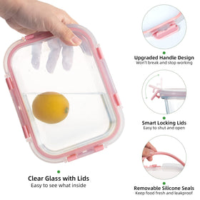 UMEIED leak-proof airtight lid ensures freshness for leftovers and meal-prep happiness.
