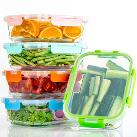 UMEIED oven-safe containers withstand up to 700°F for reheating.