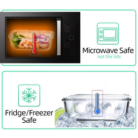 UMEIED see-through glass lets you spot meals instantly.