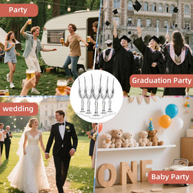 UMEIED 12-piece set enables coordinated toasts at weddings and anniversaries.