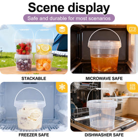 UMETASS clear storage aids fridge organization with visible contents.