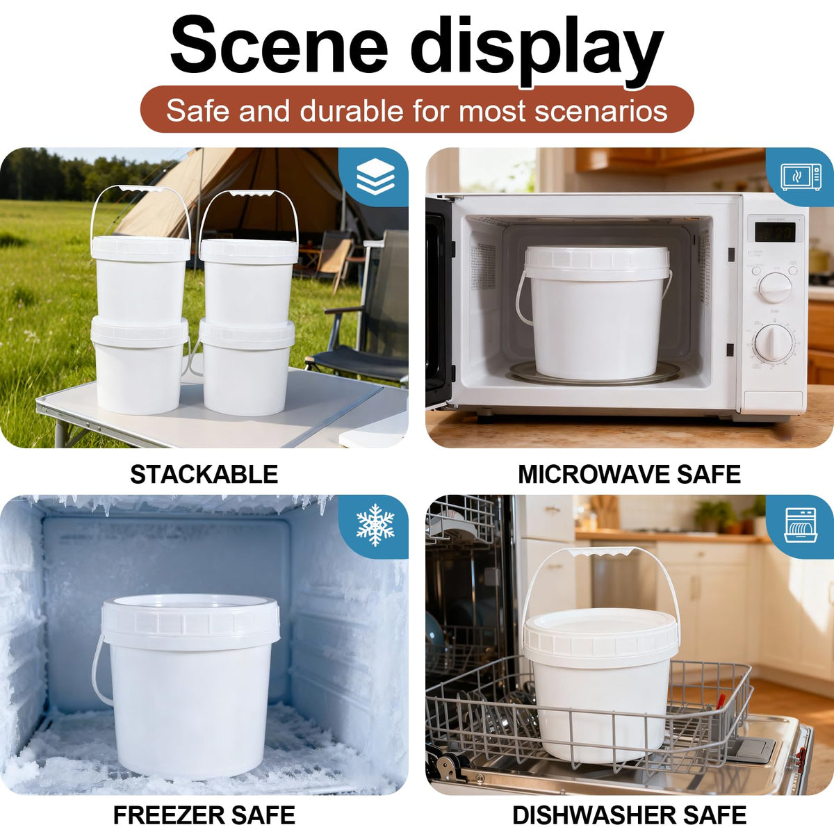 UMETASS large-capacity storage ideal for condiments, fruit, and snacks.