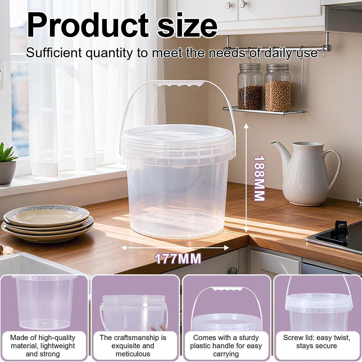 UMETASS reusable snack containers help portion meals and reduce waste.