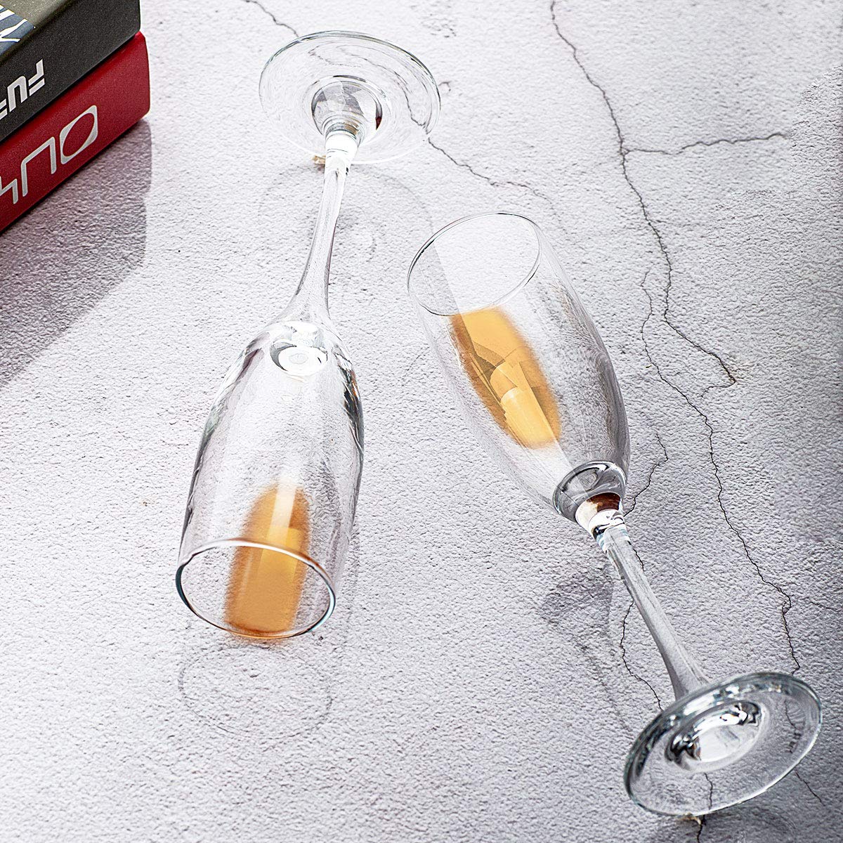 UMI UMIZILI Classic Champagne Flutes on a formal table setting
